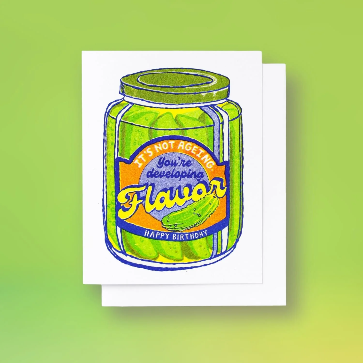 Pickle Happy Birthday Greeting Card - Image 3