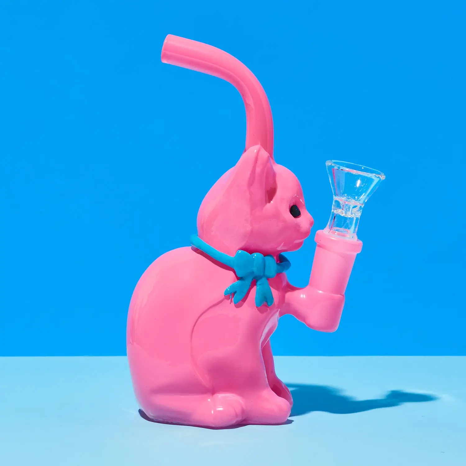 Pink Cat with Bow Bong - Image 5