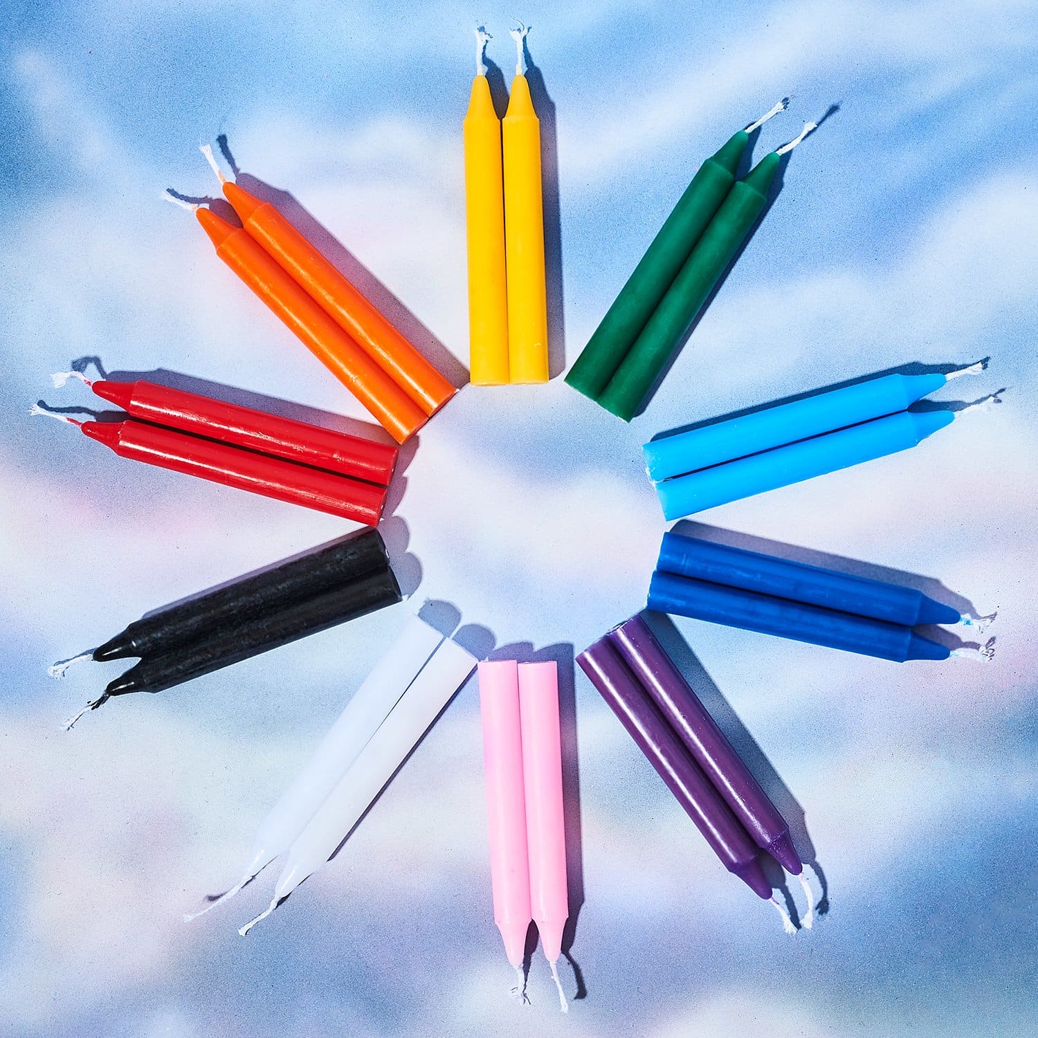 Rainbow Ritual Candle Set - 20 Candles - Image 4