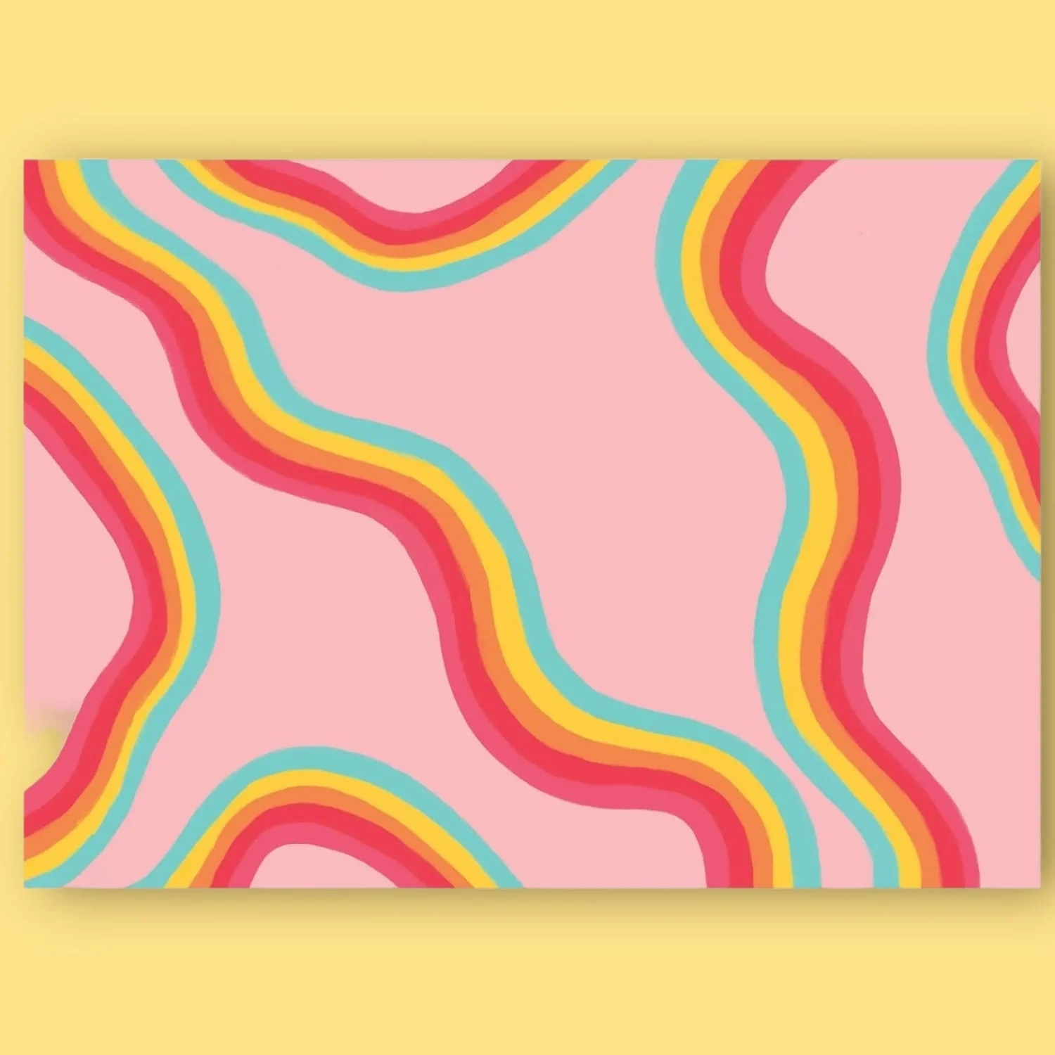 Rainbow Stripe Tissue Paper - Image 2