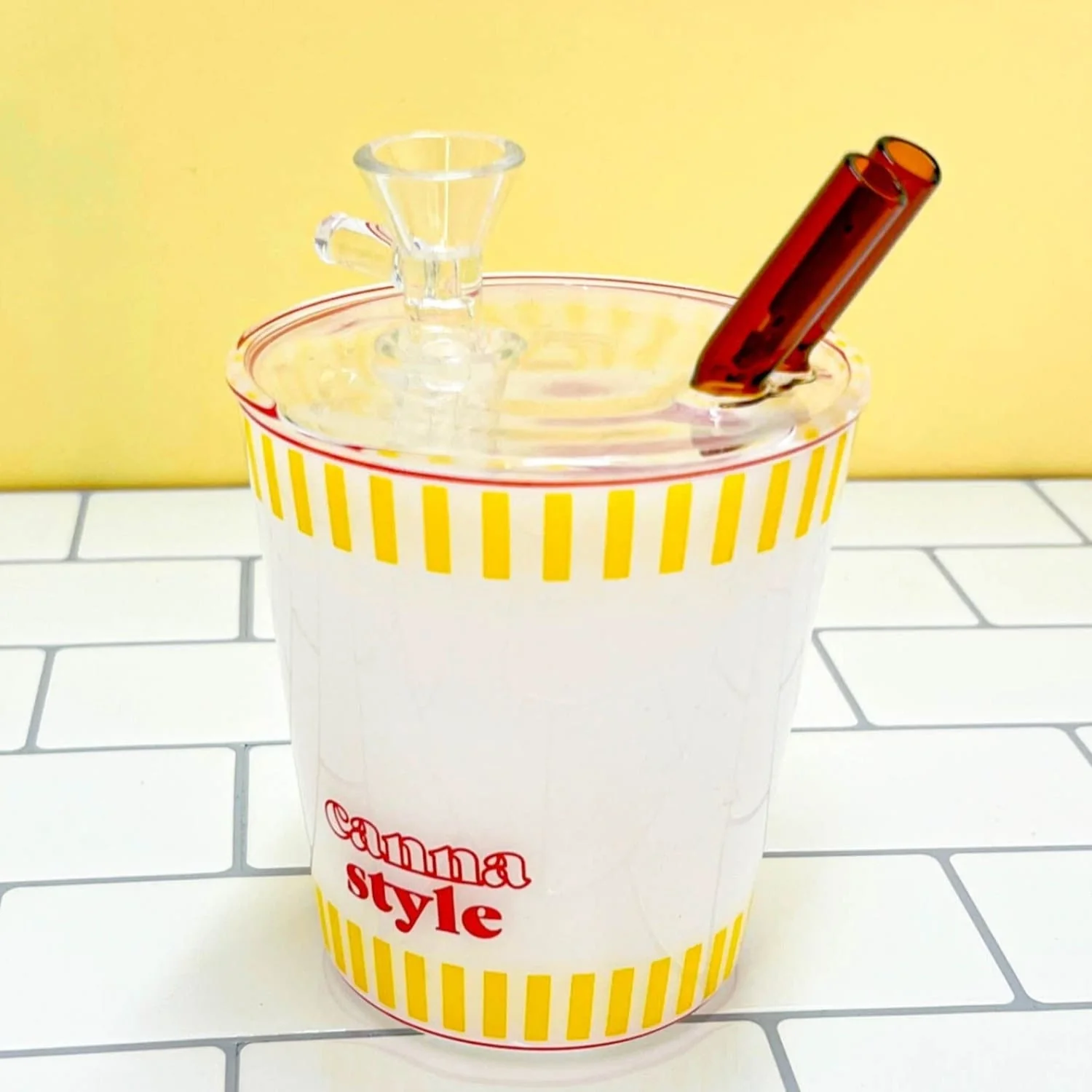 Canna Style Ramen Cup Of Noodles Mini Bong - Image 2
