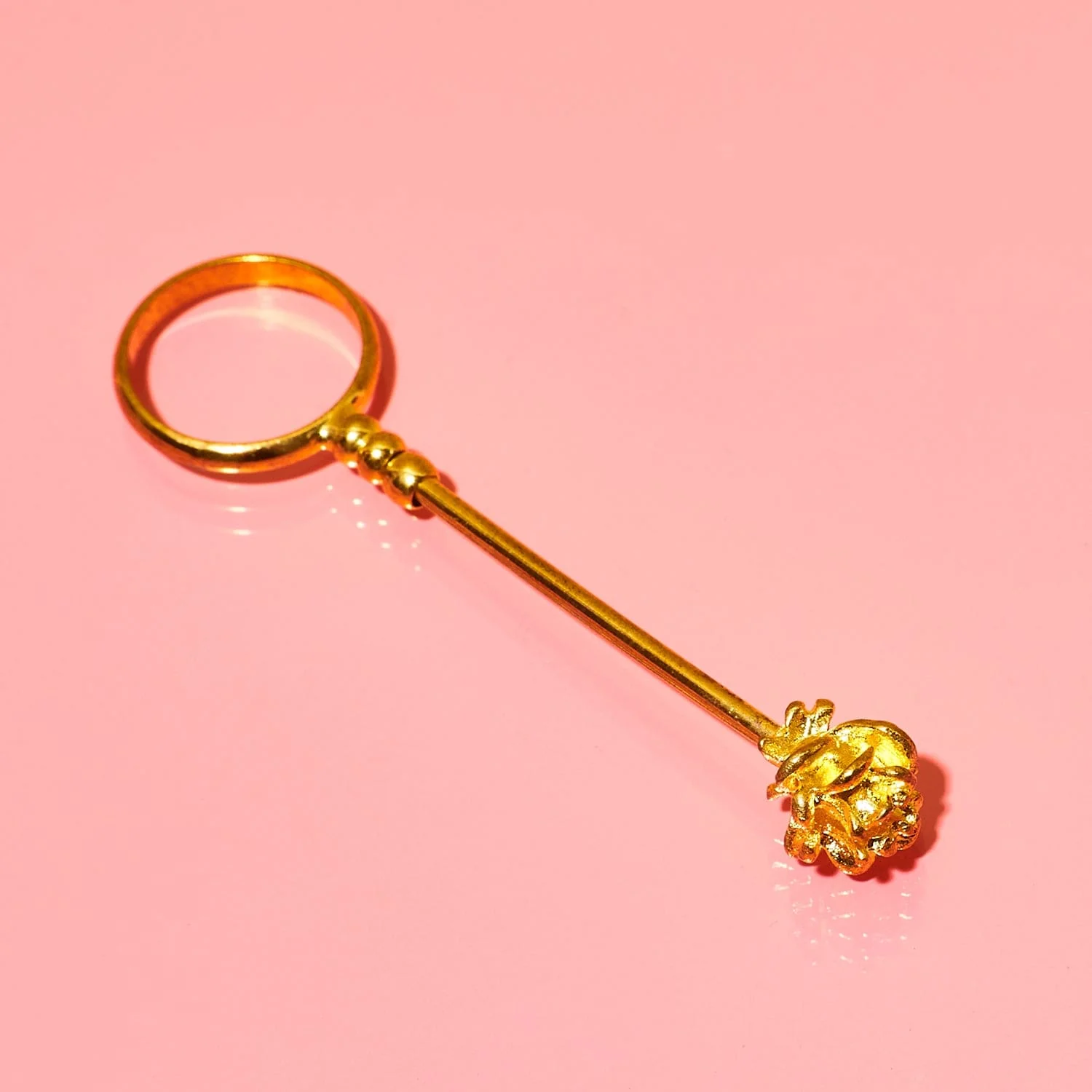 Rose Roach Clip - Gold - Image 3