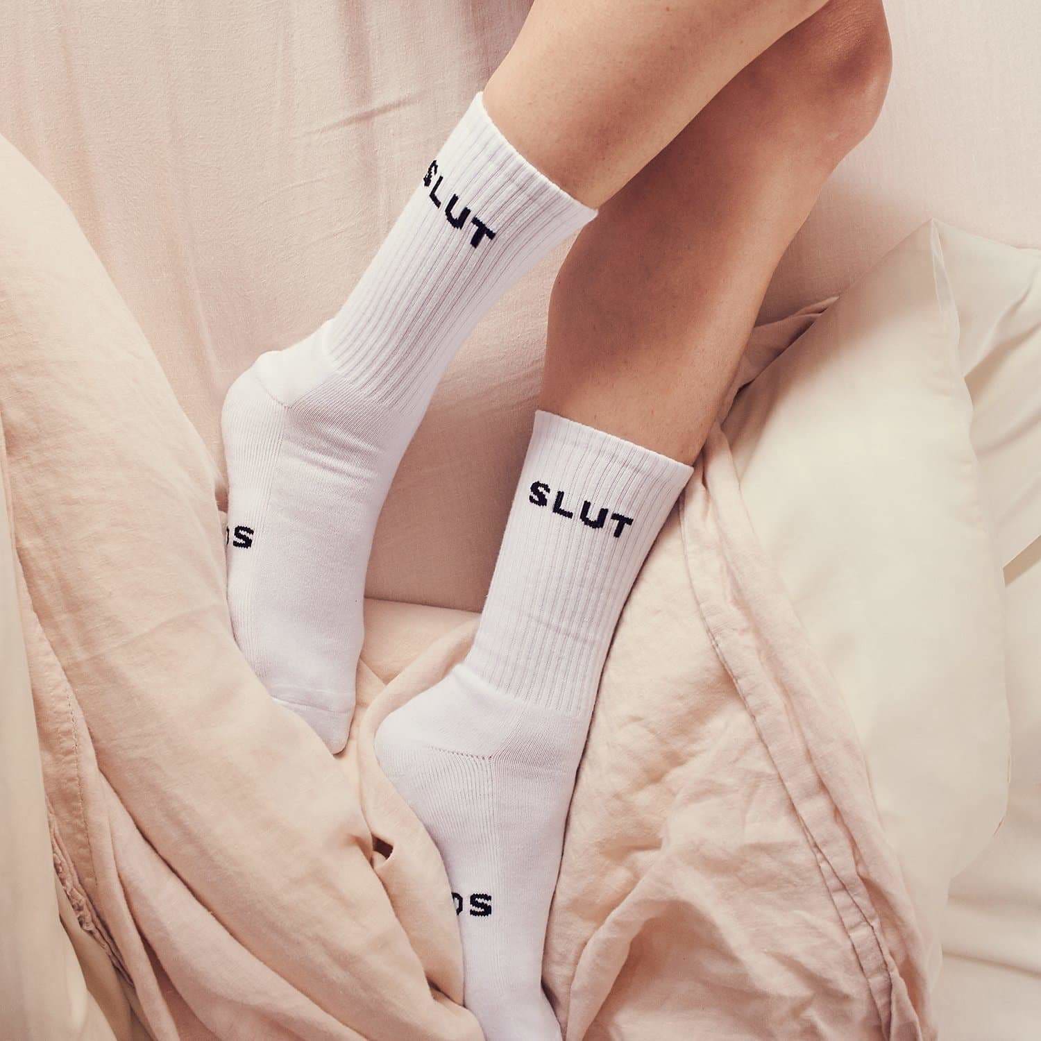 Friends NYC Slut Socks - Unisex - Image 10