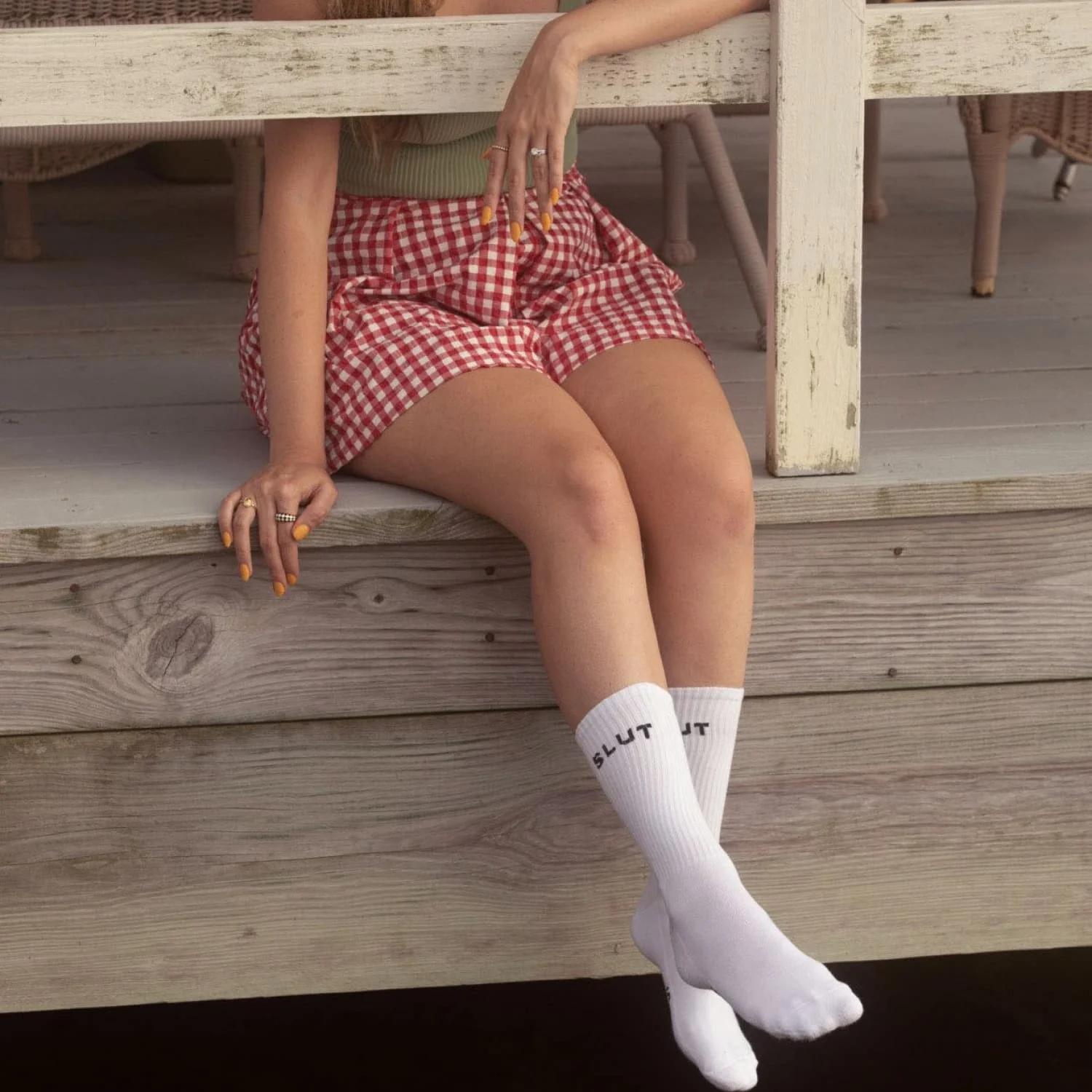 Friends NYC Slut Socks - Unisex - Image 7
