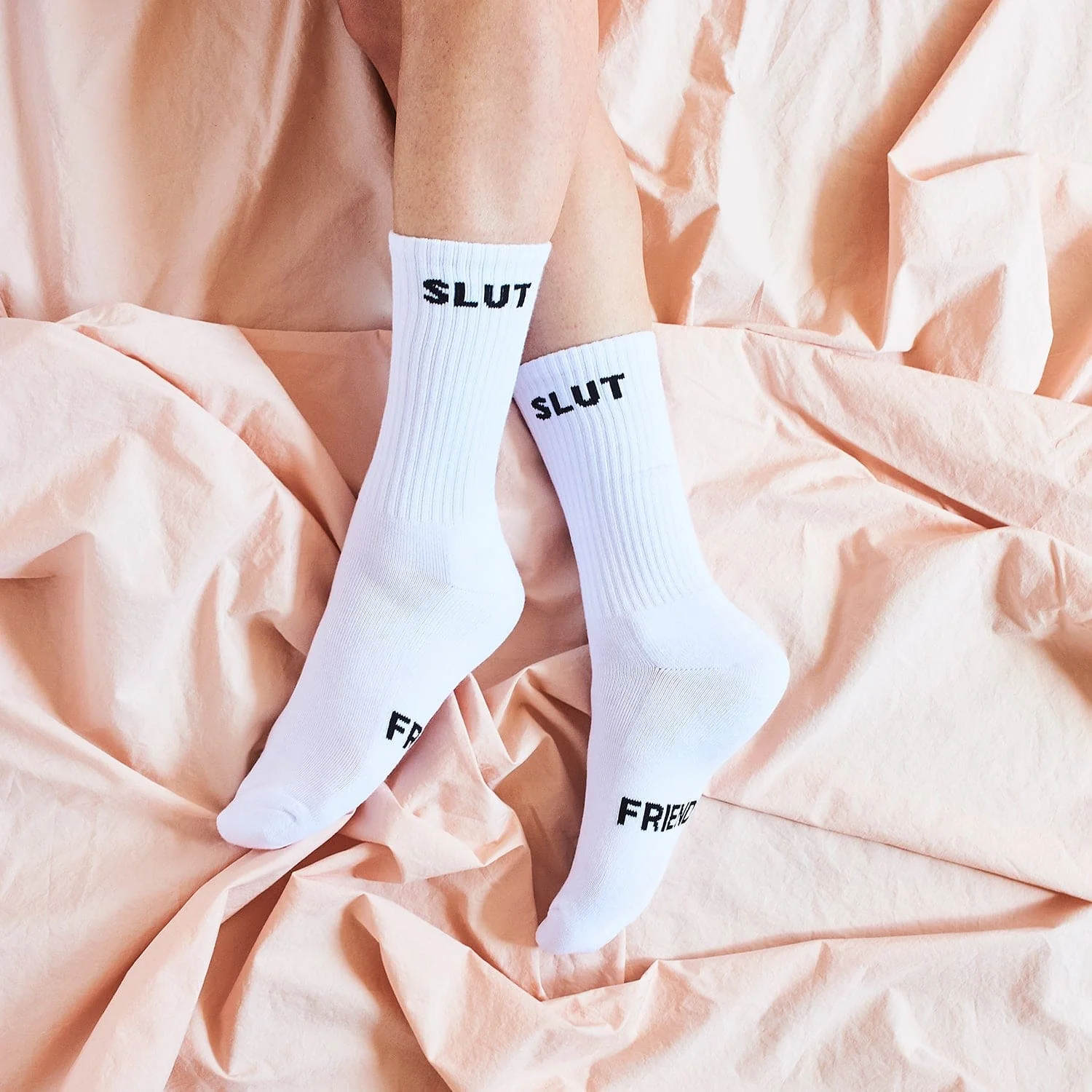 Friends NYC Slut Socks - Unisex - Image 9