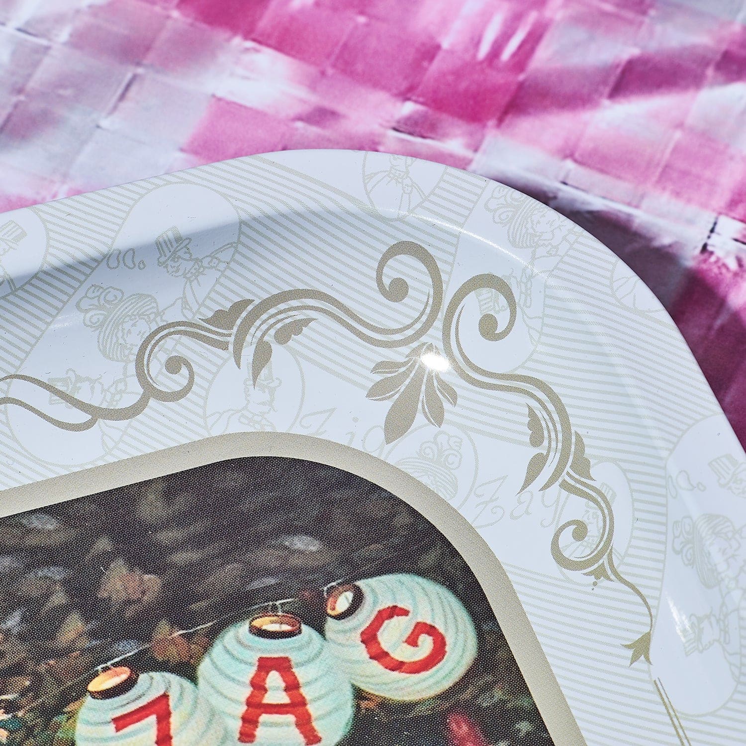 Small Vintage Lanterns Rolling Tray - Image 5
