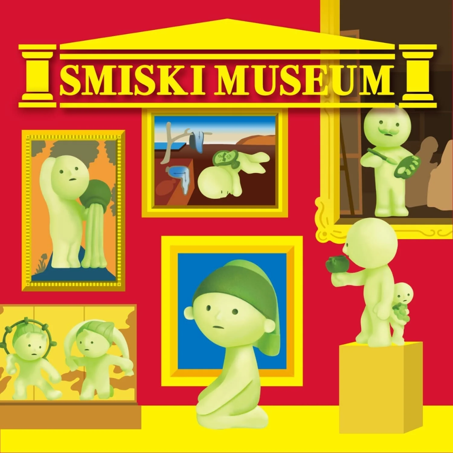 Smiski Mini Figurine - Museum - Image 4