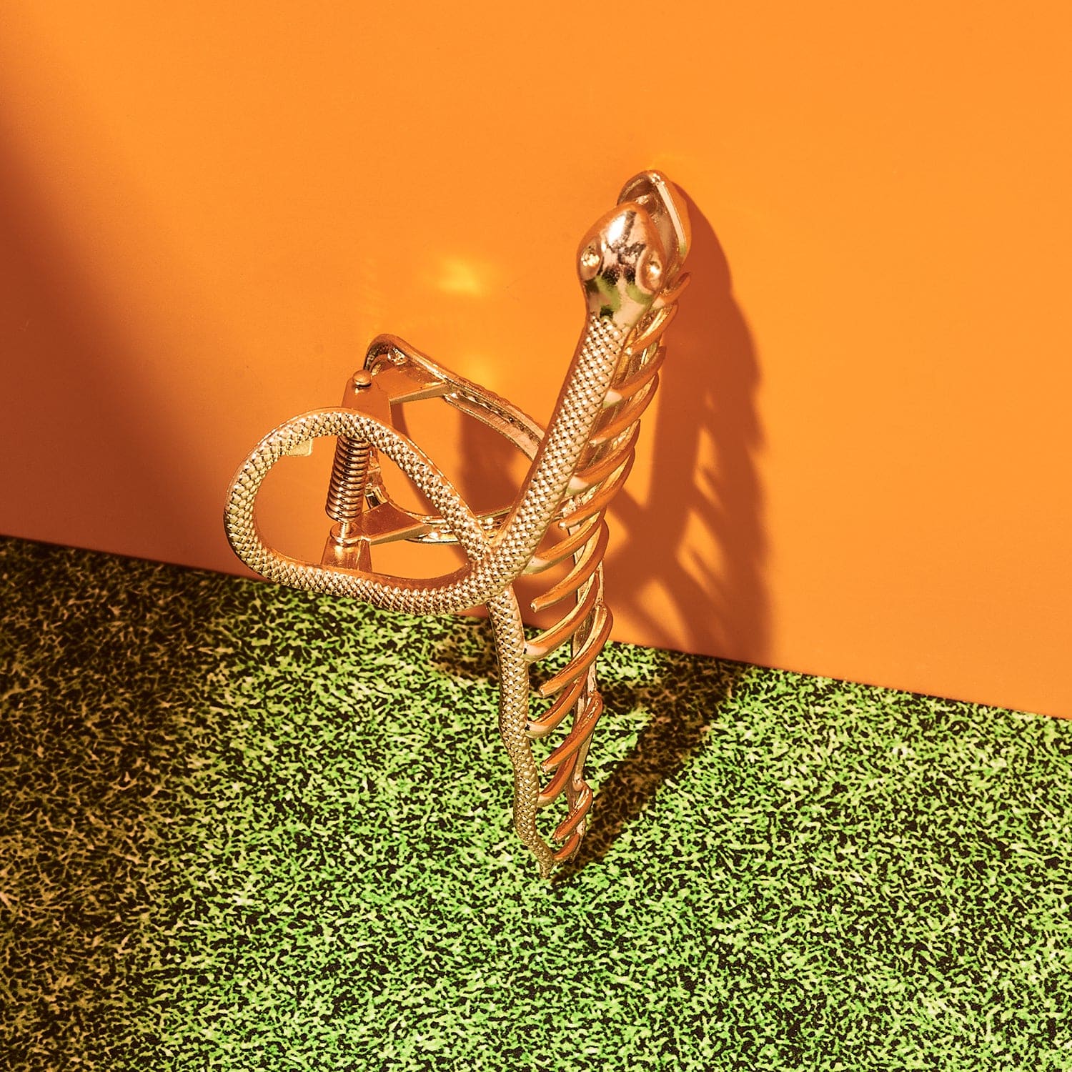 Snake Hair Clip - Gold - Image 3