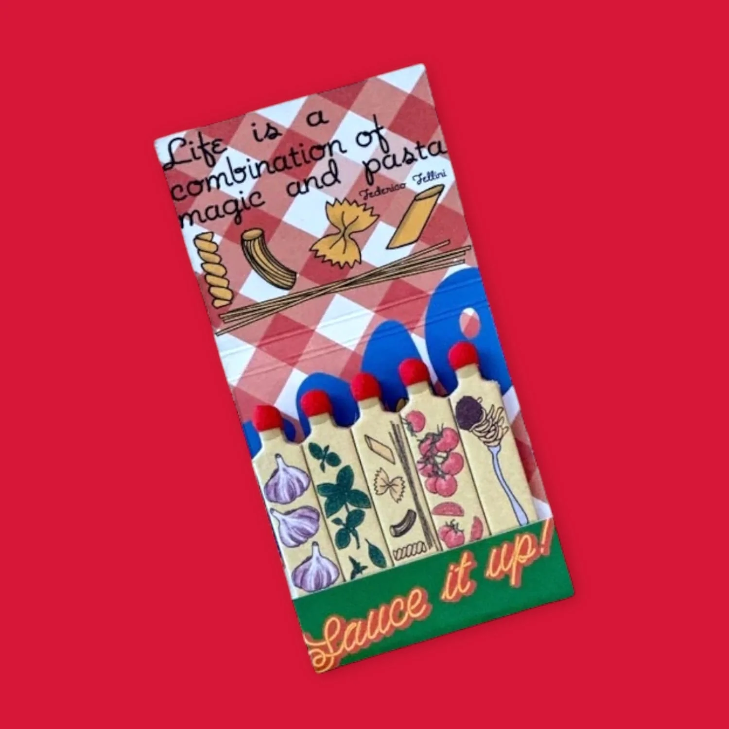 Spaghetti Night Matchbook - Image 4