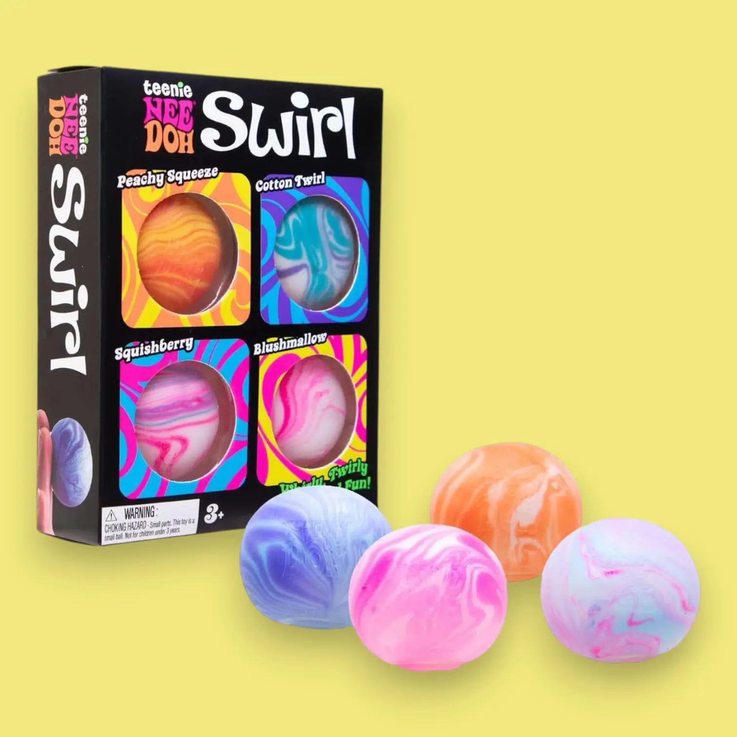 NeeDoh Teenie Swirl - 4 Pack - Image 2