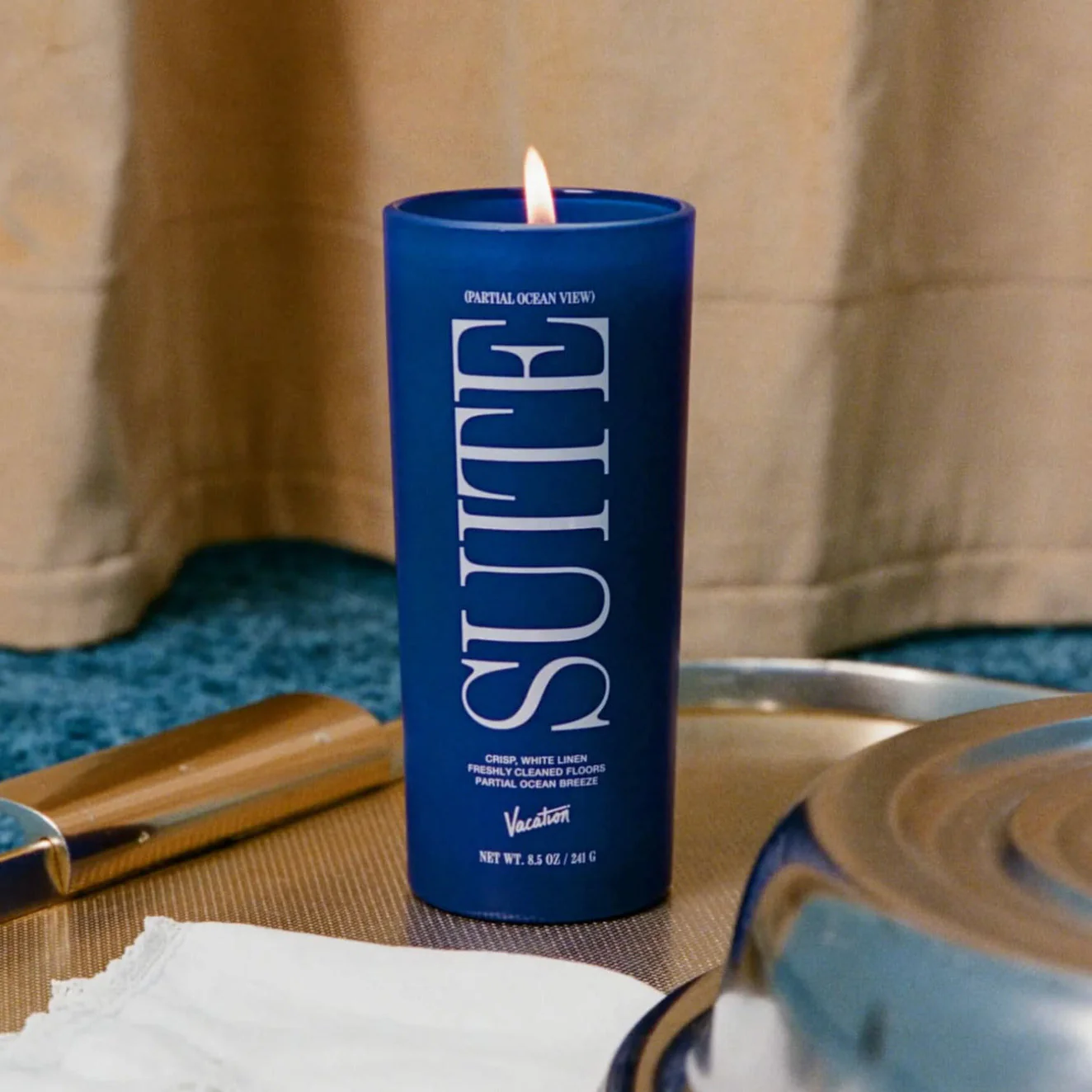 Vacation Partial Ocean View Suite Pillar Candle - Image 3