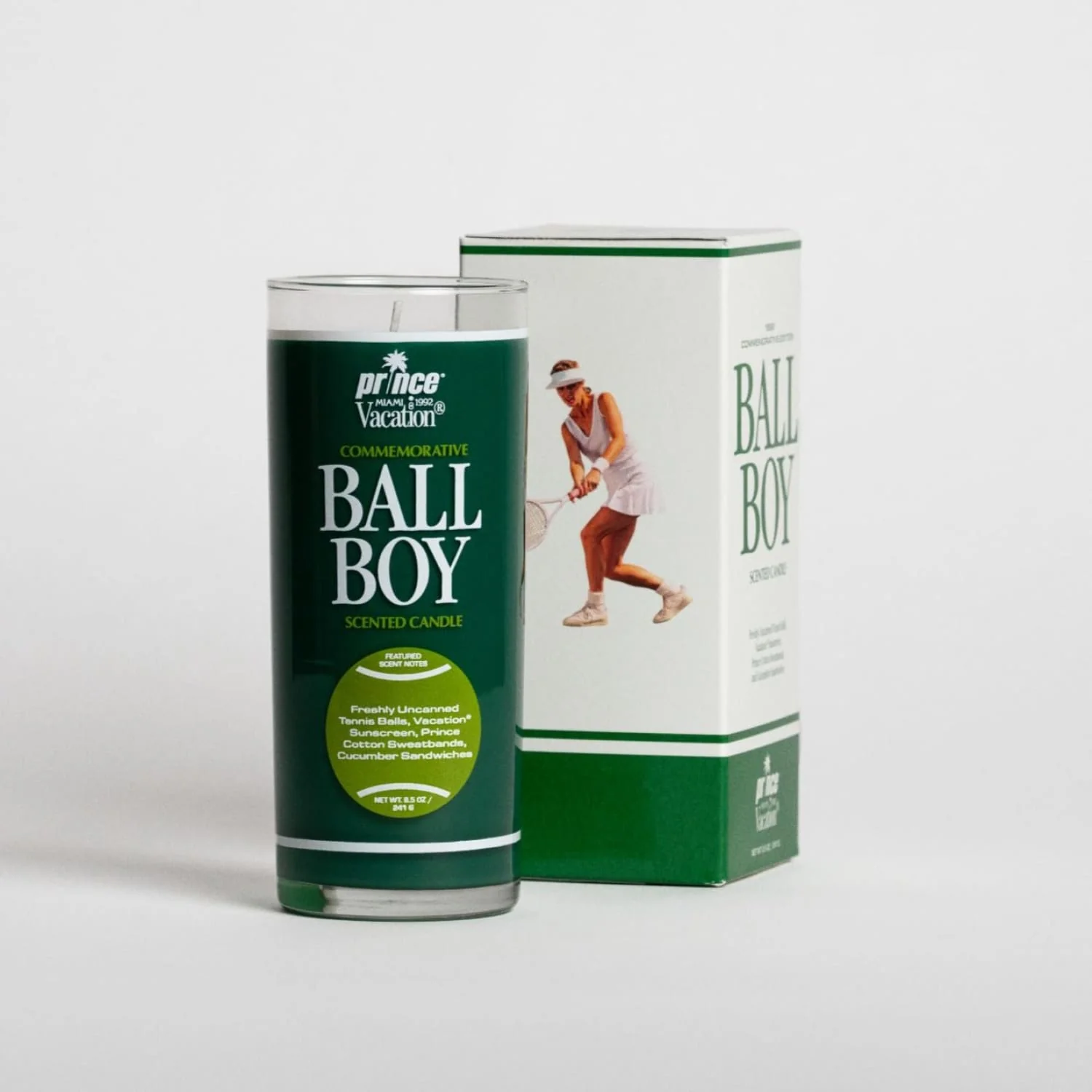Prince x Vacation Ball Boy Pillar Candle - Image 3