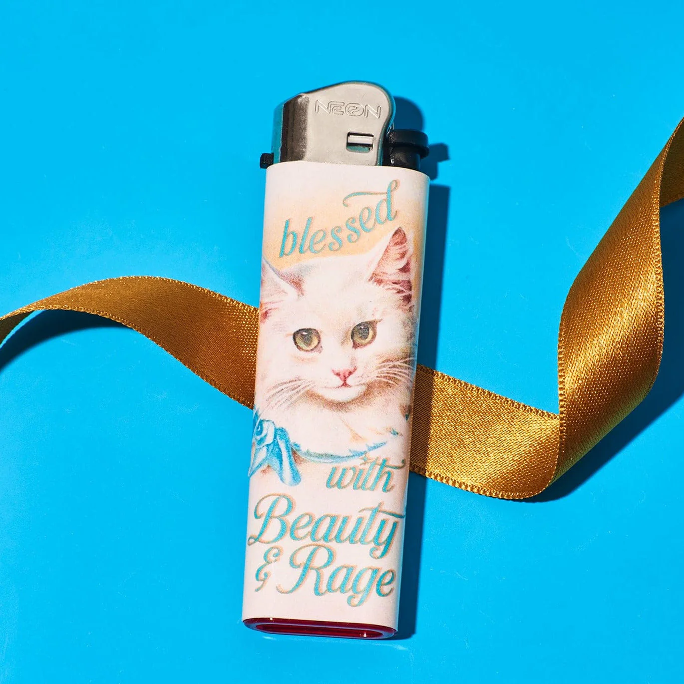 Blessed with Beauty & Rage Cat Lighter - Image 3