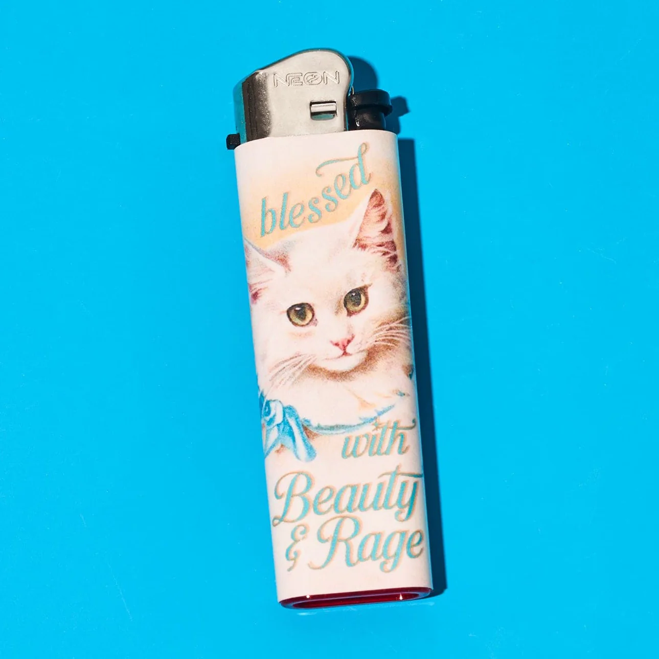 Blessed with Beauty & Rage Cat Lighter - Image 4