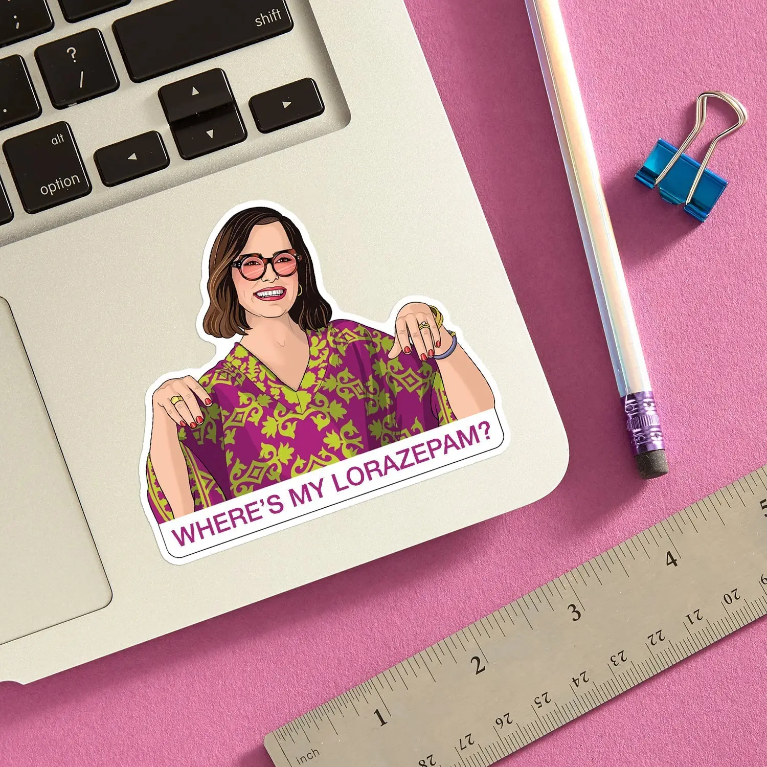 Where's My Lorazepam? Die Cut Sticker - Image 2