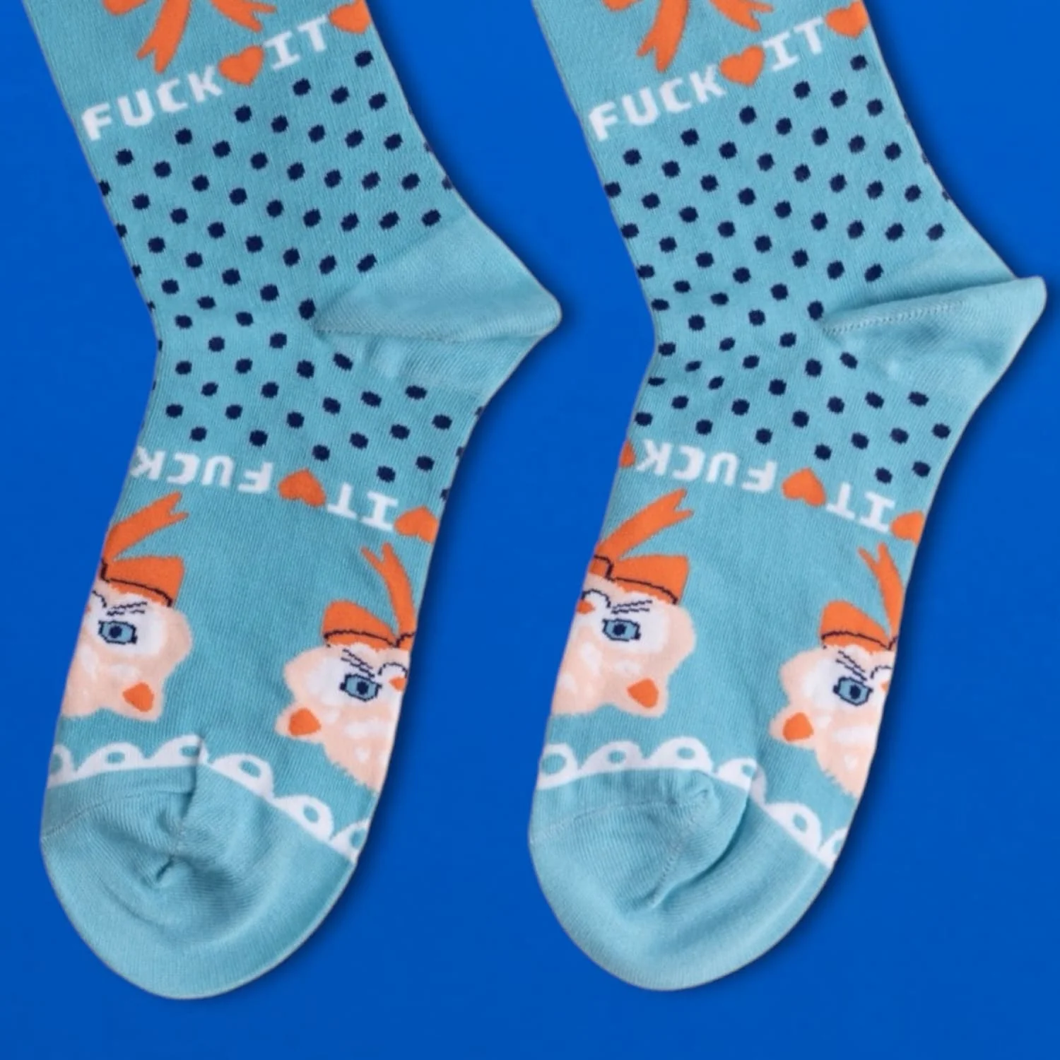 Fuck It Kitty Women's Crew Socks - Image 3