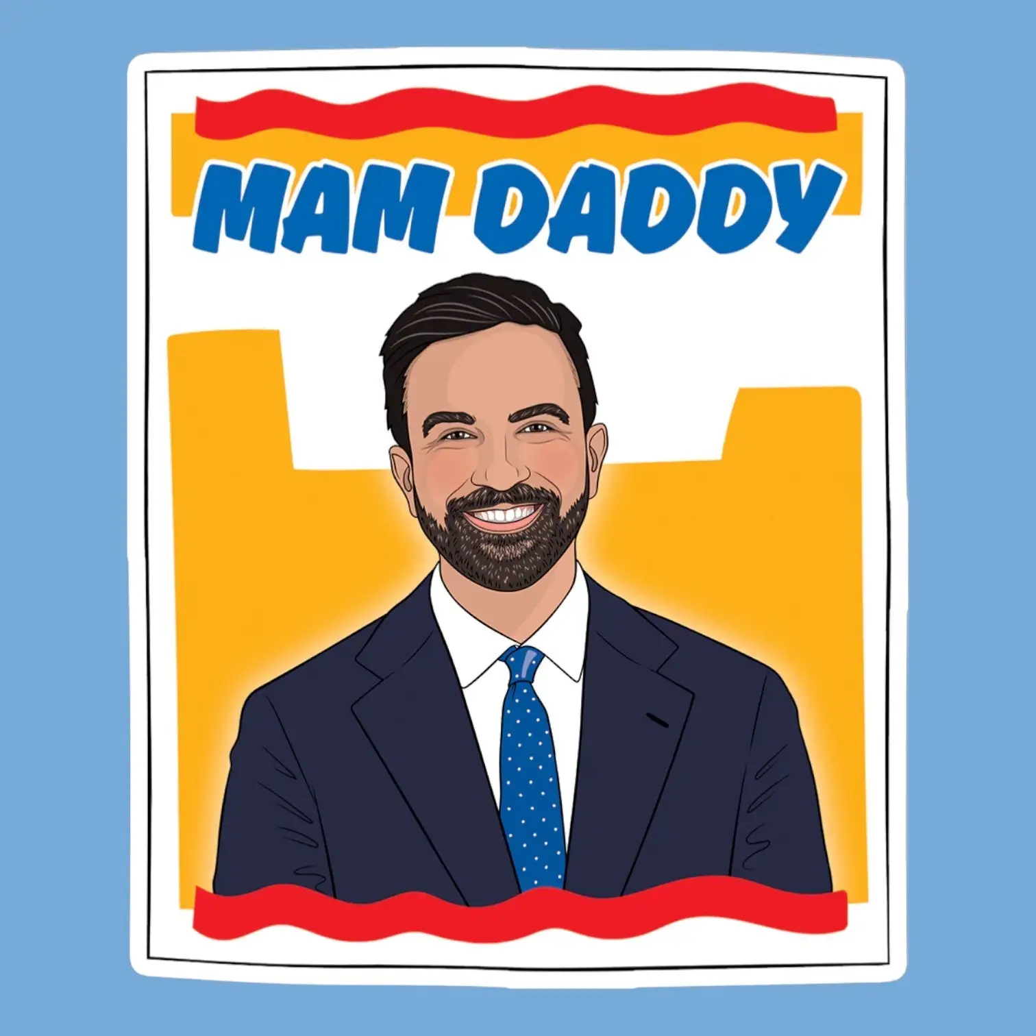 Die Cut Sticker - Zohran Mamdaddy - Image 2